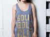Limited edition, hand printed tank tops and t-shirts by Sophia Wallace from her project CLITERACY, 100 Natural Laws
